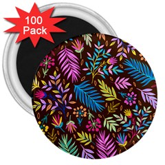 Tropical Print  3  Magnets (100 Pack) by designsbymallika