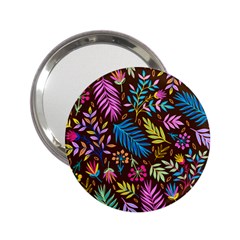 Tropical Print  2 25  Handbag Mirrors by designsbymallika