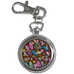 Tropical Print  Key Chain Watches by designsbymallika