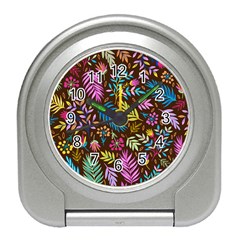 Tropical Print  Travel Alarm Clock by designsbymallika