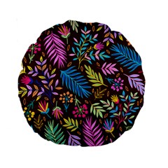 Tropical Print  Standard 15  Premium Round Cushions