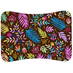 Tropical Print  Velour Seat Head Rest Cushion by designsbymallika