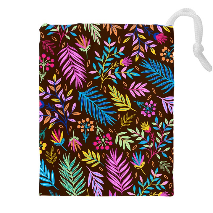 TROPICAL PRINT  Drawstring Pouch (5XL)