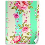 STRIPES FLORAL PRINT Canvas 12  x 16  11.86 x15.41  Canvas - 1