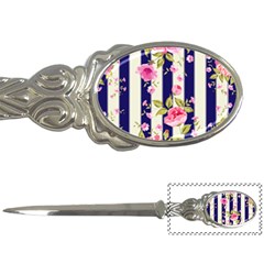 Stripes Floral Print Letter Opener by designsbymallika