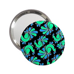 Peacock Pattern 2 25  Handbag Mirrors by designsbymallika