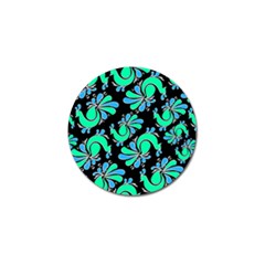 Peacock Pattern Golf Ball Marker by designsbymallika