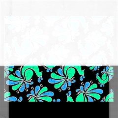 Peacock Pattern Rectangular Jigsaw Puzzl by designsbymallika