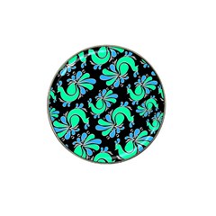 Peacock Pattern Hat Clip Ball Marker (10 Pack) by designsbymallika