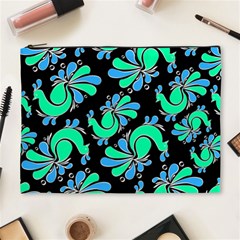 Peacock Pattern Cosmetic Bag (xl) by designsbymallika