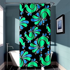 Peacock Pattern Shower Curtain 36  X 72  (stall)  by designsbymallika