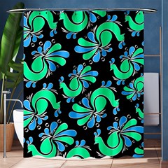 Peacock Pattern Shower Curtain 60  X 72  (medium)  by designsbymallika