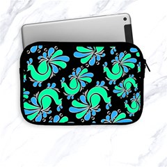 Peacock Pattern Apple Ipad Mini Zipper Cases by designsbymallika