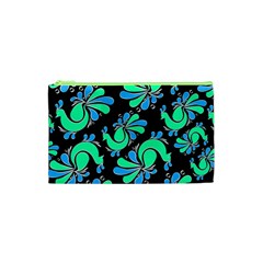 Peacock Pattern Cosmetic Bag (xs) by designsbymallika