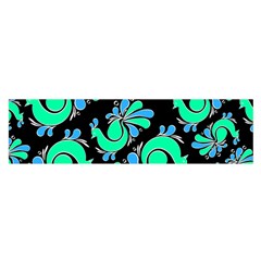 Peacock Pattern Satin Scarf (oblong) by designsbymallika