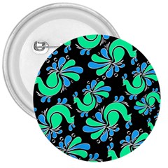 Peacock Pattern 3  Buttons by designsbymallika