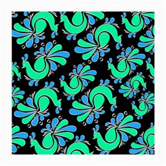 Peacock Pattern Medium Glasses Cloth (2 Sides) by designsbymallika