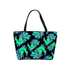 Peacock Pattern Classic Shoulder Handbag by designsbymallika