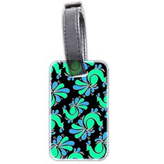 Peacock Pattern Luggage Tag (two Sides) by designsbymallika