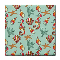 Coral Love Tile Coaster