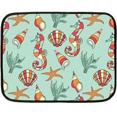 Coral Love Fleece Blanket (mini) by designsbymallika