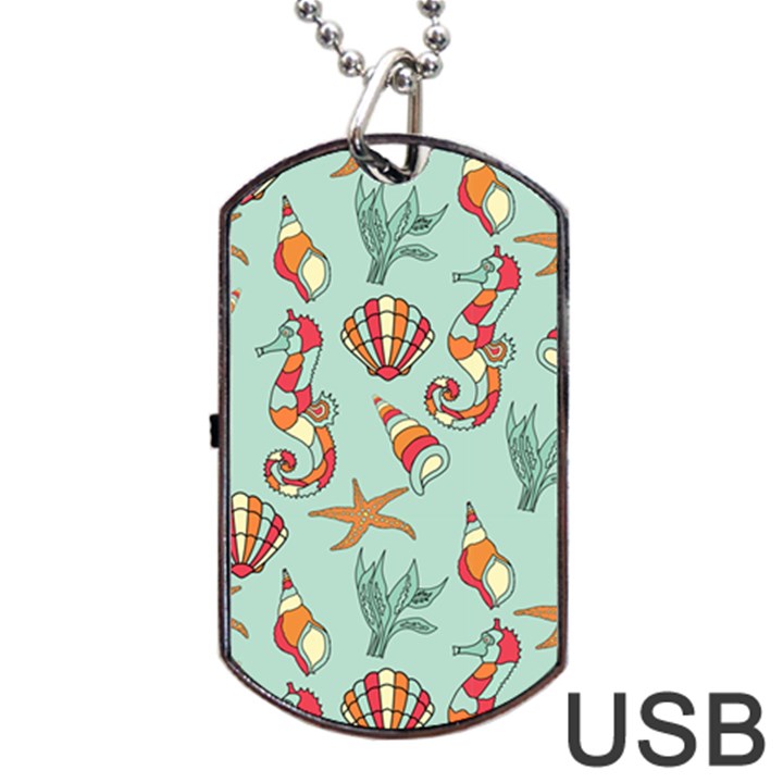 CORAL LOVE Dog Tag USB Flash (One Side)