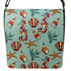 Coral Love Flap Closure Messenger Bag (s) by designsbymallika