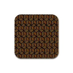 Rby 99 Rubber Square Coaster (4 Pack)  by ArtworkByPatrick