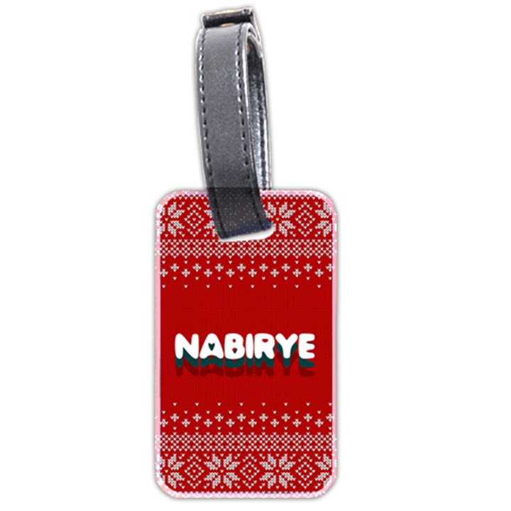 xmas Luggage Tag (Two Sides)