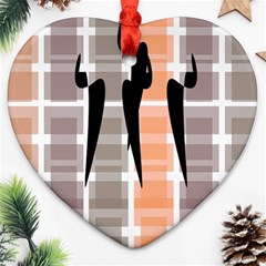 Zappwaits Court Heart Ornament (two Sides) by zappwaits