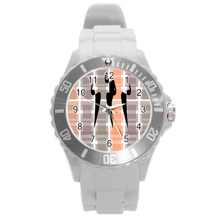 Zappwaits Court Round Plastic Sport Watch (L)