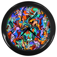 Ab 132 Wall Clock (black) by ArtworkByPatrick