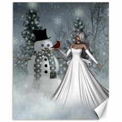 The Wonderful Winter Time Canvas 16  X 20  by FantasyWorld7