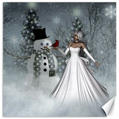 The Wonderful Winter Time Canvas 20  X 20  by FantasyWorld7