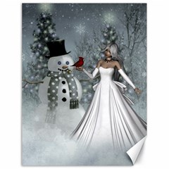 The Wonderful Winter Time Canvas 18  X 24  by FantasyWorld7