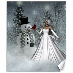 The Wonderful Winter Time Canvas 20  X 24  by FantasyWorld7