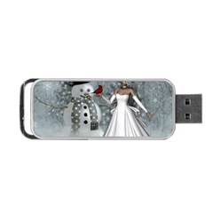 The Wonderful Winter Time Portable Usb Flash (one Side) by FantasyWorld7