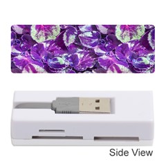 Botanical Violet Print Pattern 2 Memory Card Reader (stick) by dflcprintsclothing