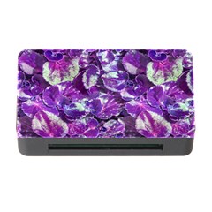 Botanical Violet Print Pattern 2 Memory Card Reader With Cf by dflcprintsclothing