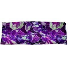 Botanical Violet Print Pattern 2 Body Pillow Case Dakimakura (two Sides)