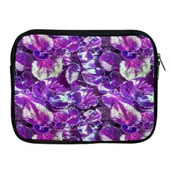 Botanical Violet Print Pattern 2 Apple Ipad 2/3/4 Zipper Cases by dflcprintsclothing