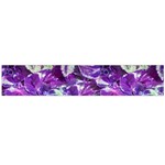 Botanical Violet Print Pattern 2 Large Flano Scarf  Front