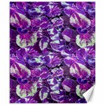 Botanical Violet Print Pattern 2 Canvas 8  x 10  8.15 x9.66  Canvas - 1