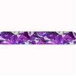 Botanical Violet Print Pattern 2 Small Bar Mats 24 x4  Bar Mat