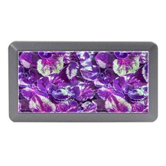 Botanical Violet Print Pattern 2 Memory Card Reader (mini) by dflcprintsclothing