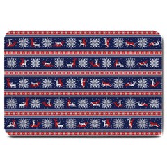 Christmas Deer Sex Large Doormat  by dimaV