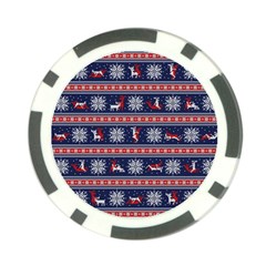 Christmas Deer Sex Poker Chip Card Guard (10 Pack) by dimaV