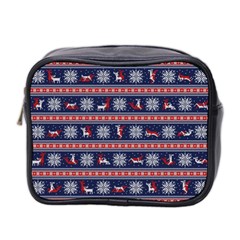 Christmas Deer Sex Mini Toiletries Bag (two Sides) by dimaV