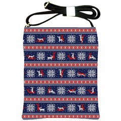 Christmas Deer Sex Shoulder Sling Bag by dimaV