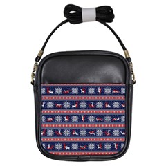 Christmas Deer Sex Girls Sling Bag by dimaV